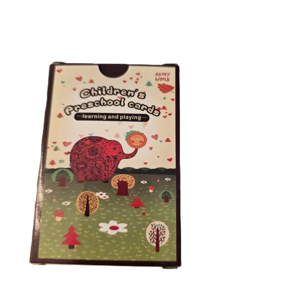 Talking Flash Cards Learning Educational Word Game Montessori Kids Toddlers NEW - Picture 6 of 8